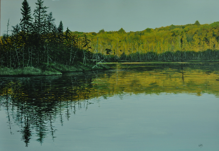 Shadows on Beaver lake